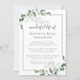 Eucalyptus Celebrando o Convite Memorial da Vida