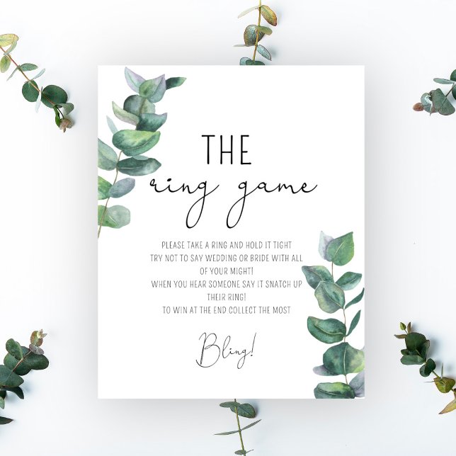 Eucalyptus - Coloque um anel no poster de jogo (Criador carregado)