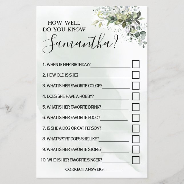 Eucalyptus Como você conhece o jogo bilíngue (Frente)