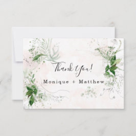 Eucalyptus deixa Cartões de agradecimentos de Casa