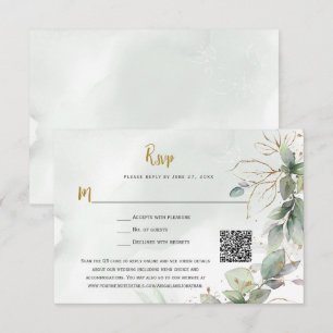 Eucalyptus deixa Ouro verde RSVP