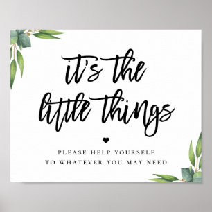 Eucalyptus deixa Poster de noivado