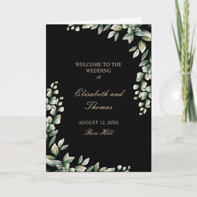 Eucalyptus deixa programa de casamento moderno (Frente)