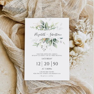 Eucalyptus Dourado Floral Greenery Convite