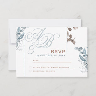 Eucalyptus Dourado Glitter - RSVP 3 de Casamento V