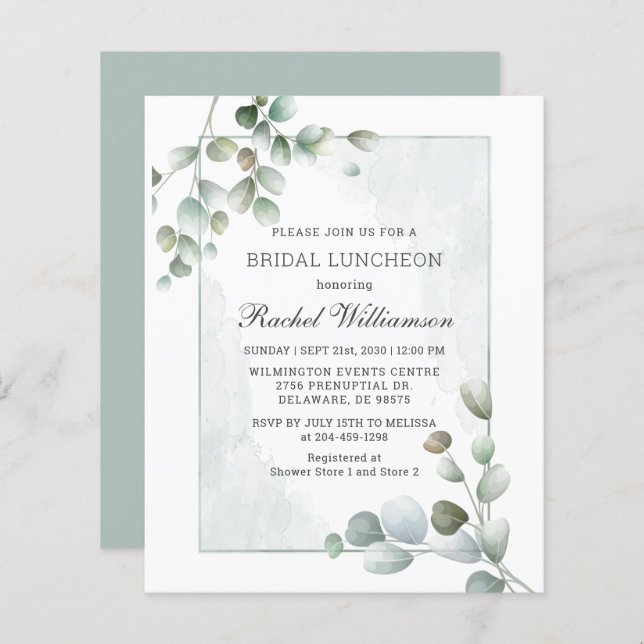 Eucalyptus Greenery (Frente/Verso)