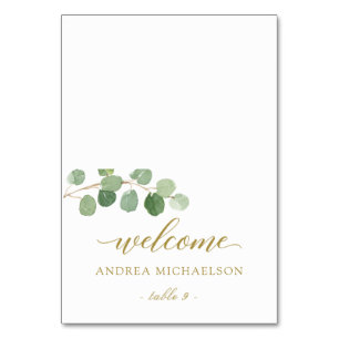 Eucalyptus Greenery Casamento Local / Cartões de N