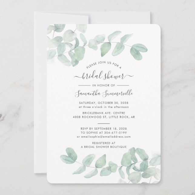 Eucalyptus Greenery Chá de panela botânico (Frente)