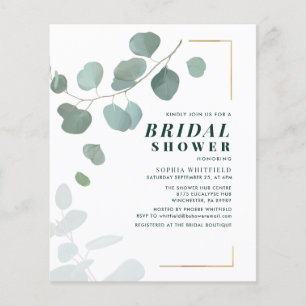 Eucalyptus Greenery Chá de panela Suculento