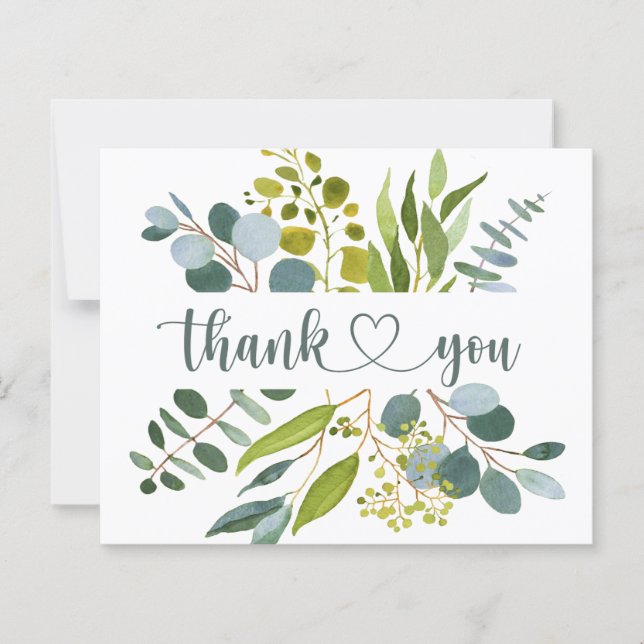 Eucalyptus Greenery Obrigado (Frente)