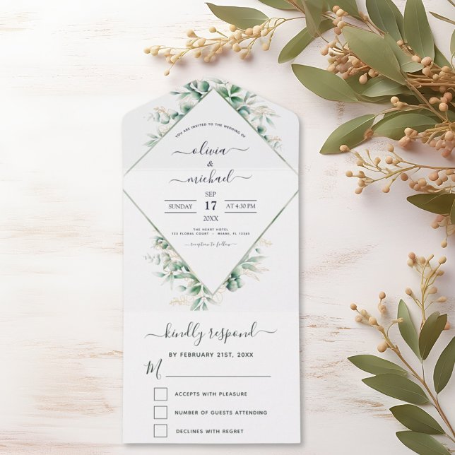Eucalyptus Greenery Wedding Sage Green (Criador carregado)