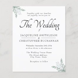 Eucalyptus Invitation Flyer