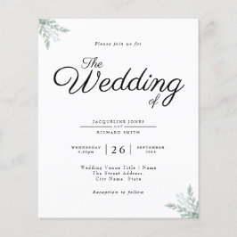 Eucalyptus Invitation Flyer
