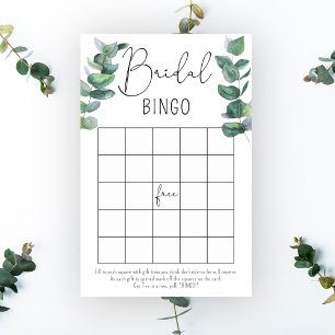 Eucalyptus - jogo de bingo chá de panela