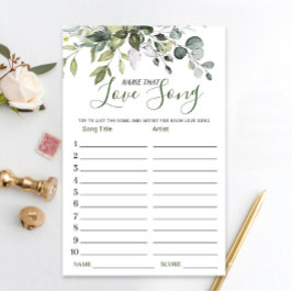 Eucalyptus: Jogo de Chá de panela de Música de Amo