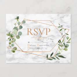 Eucalyptus Marble Geométrico Sem Menu RSVP