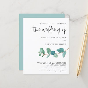 Eucalyptus - Mínimo Convite para Casamento