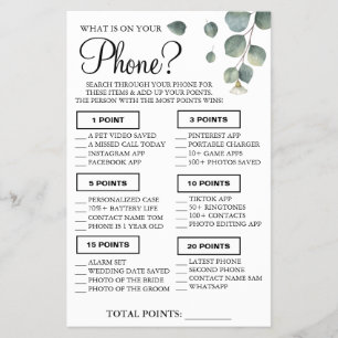 Eucalyptus O que está no seu cartão de jogo de Chá