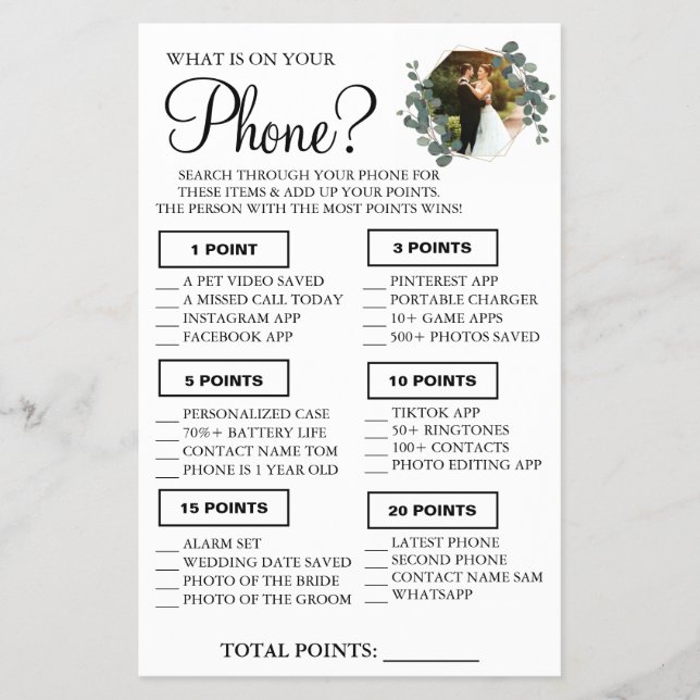 Eucalyptus O que está no seu cartão de jogo de Chá (Frente)