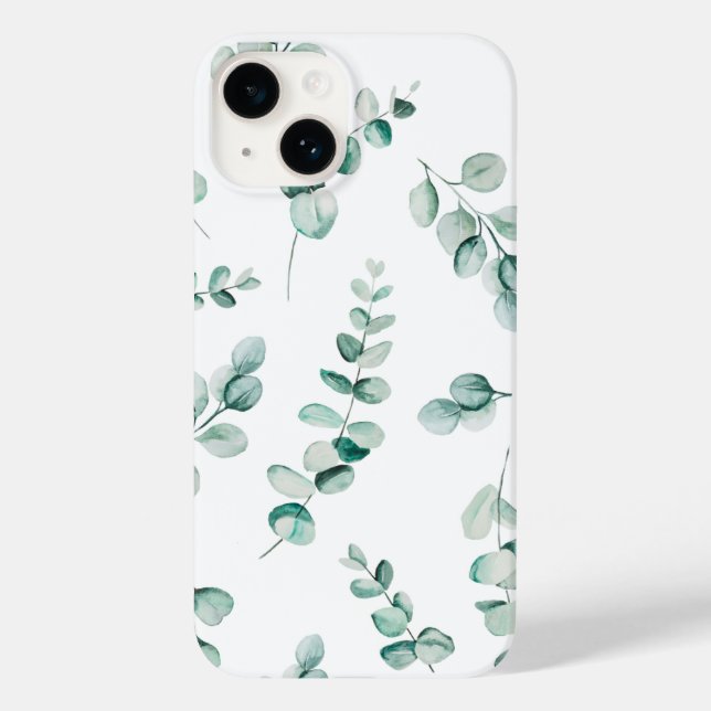 Eucalyptus Pattern iphone Case (Verso)