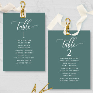 Eucalyptus, Placas Sentadas com Nomes de Convidado