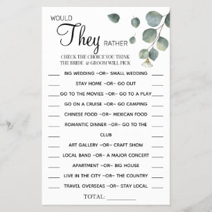 Eucalyptus Preferencialmente cartão de chá