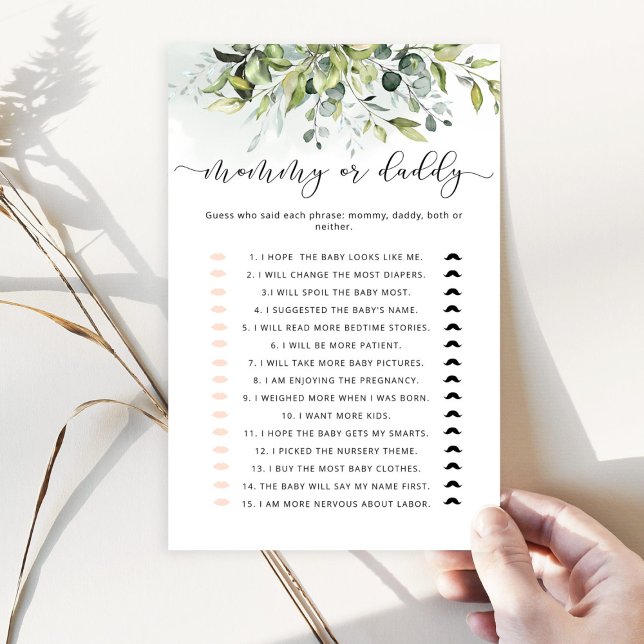 Eucalyptus que disse isso Mamãe ou jogo de Pai (Criador carregado)