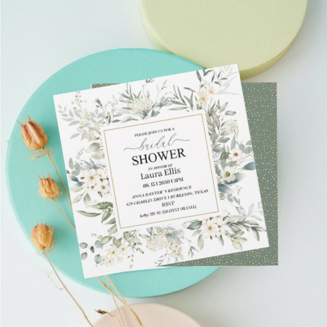 Eucalyptus Russo Elegante Deixa Convite (Criador carregado)