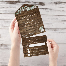 Eucalyptus Rustic WedString Lights RSVP