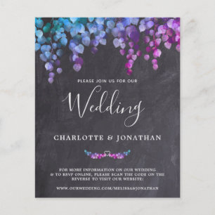 Eucalyptus Slate QR Code Wedding Inv