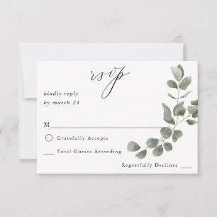 Eucalyptus suave sem RSVP de Refeições