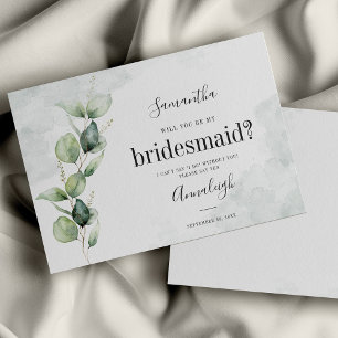 Eucalyptus Você Vai Ser Minha Carta De Bridesmaid