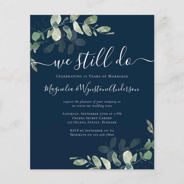 Eucalyptus Vow Renewitation (Frente)