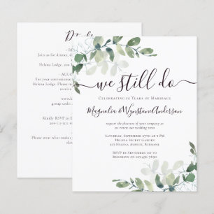 Eucalyptus Vow Renewitation