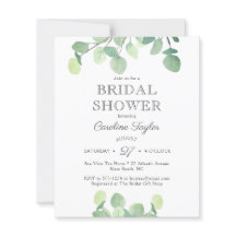 Eucalyptus Watercolor Chá de panela verde