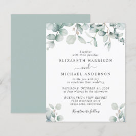 Eucalyptus Watercolor Invitation