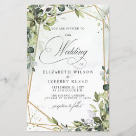 Eucalyptus Wedding Invitation