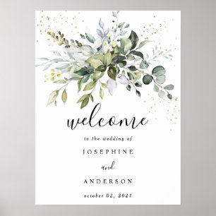 Eucalyptus Wedding Poster