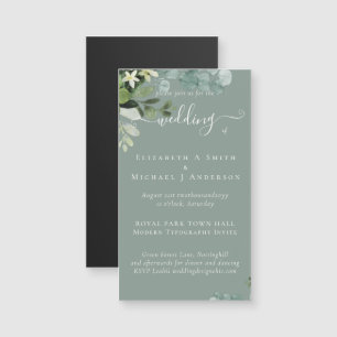 Eucalyptus Wedding Watercolor Vergy Convites