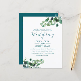 Eucalyptus Wreath | Convite para casamento de Wate