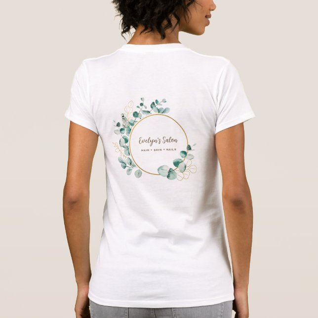 Eucalyptys Beauty Salon T-Shirt (Verso)