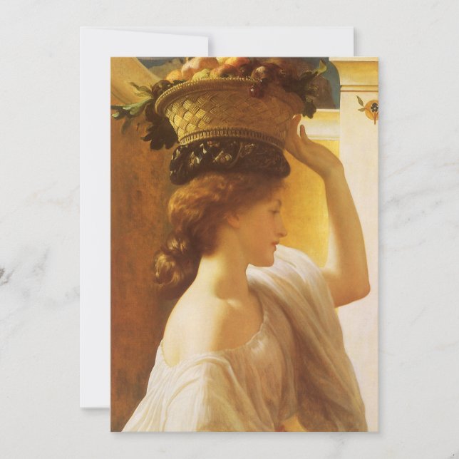 Eucharis - Garota com uma cesta de Fruta por Leigh (Frente)