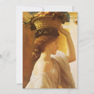 Eucharis - Menina com uma Cesta de Frutas por Leig