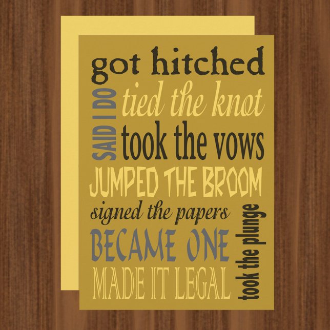 Eufemismos casamentos Engraçado Convite à Festa de (Criador carregado)