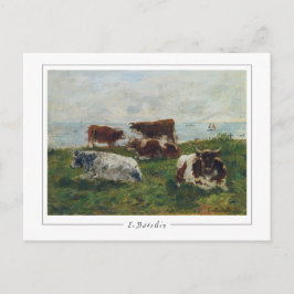 Eugène Boudin #174-2 - Cartão Postal de Arte