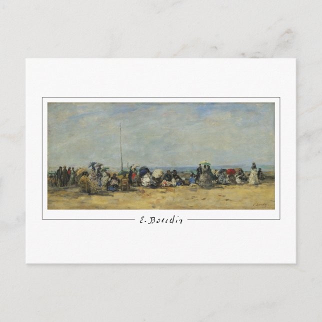 Eugène Boudin #205-2 - Cartão Postal de Arte (Frente)