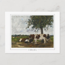 Eugène Boudin #25-2 - Cartão postal de arte fina