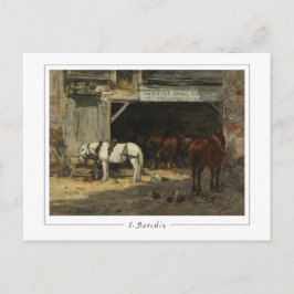 Eugène Boudin #274-2 - Cartão postal de arte fina