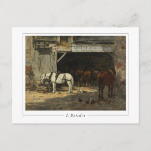 Eugène Boudin #274-2 - Cartão postal de arte fina