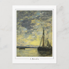 Eugène Boudin #275-2 - Cartão Postal de Arte